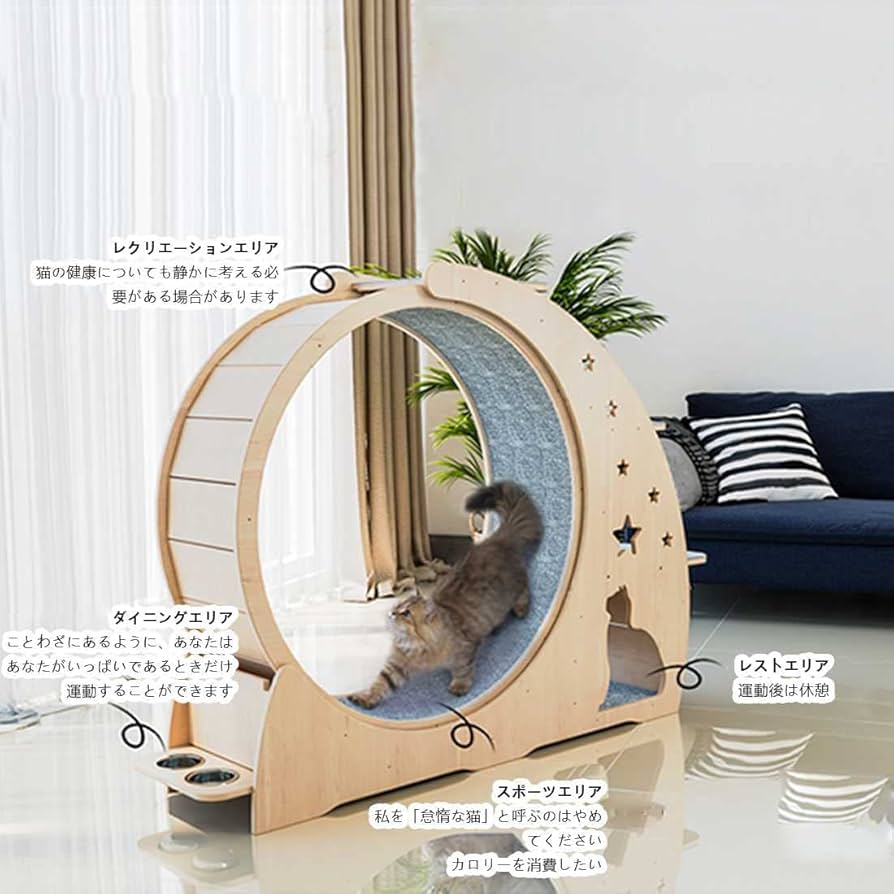 Amazon.co.jp: キャットホイール 猫 観覧車 ランニングマシン 猫